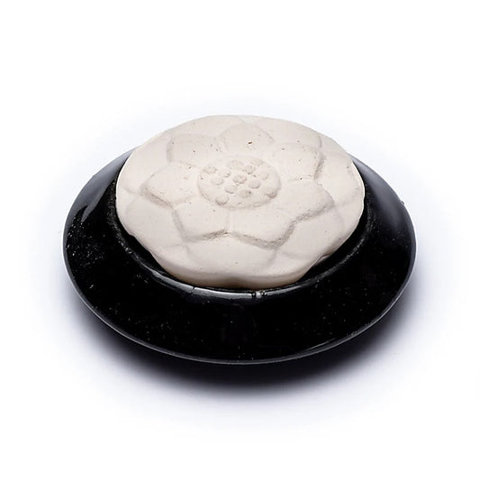 Aroma sten diffusor ”Lotus” svart - 75mm