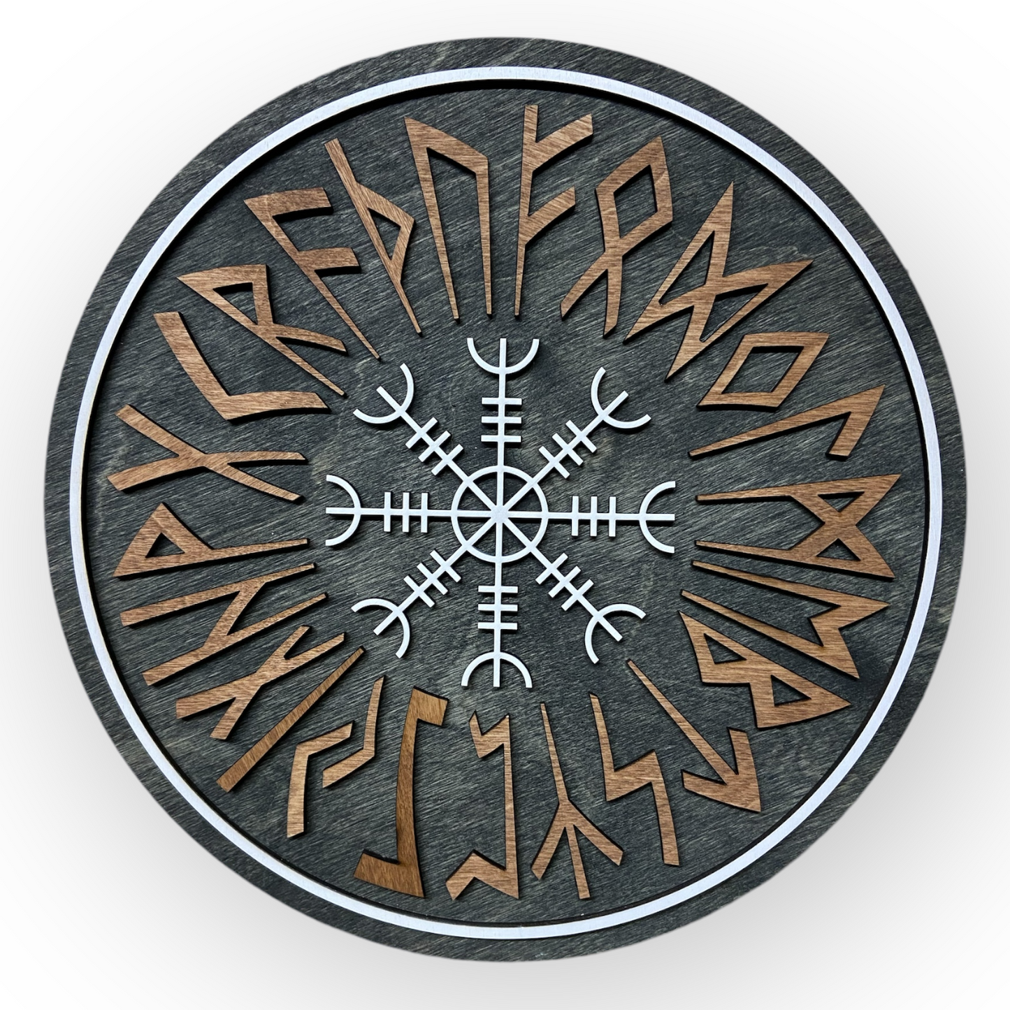 Deko Skylt "Viking Vegvisir" - Typ 1, Vers. 3