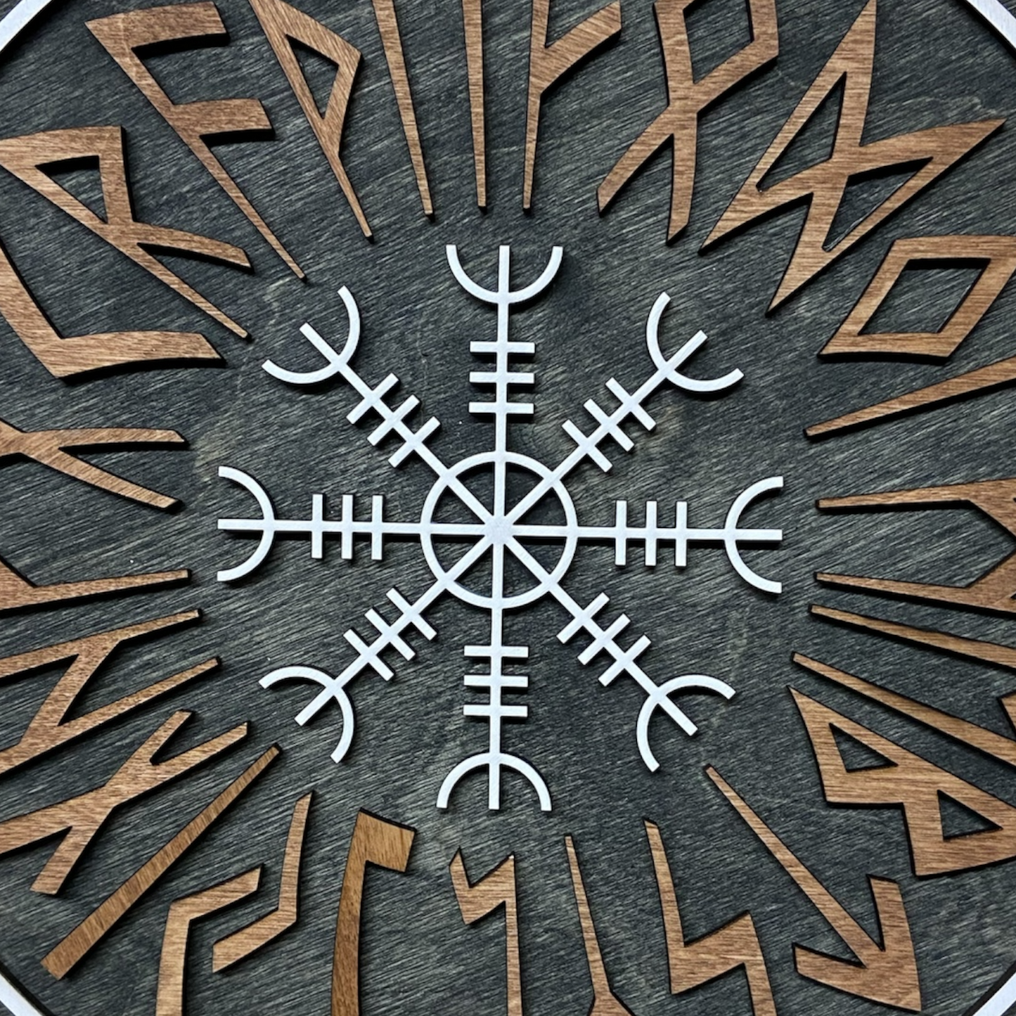 Deko Skylt "Viking Vegvisir" - Typ 1, Vers. 3