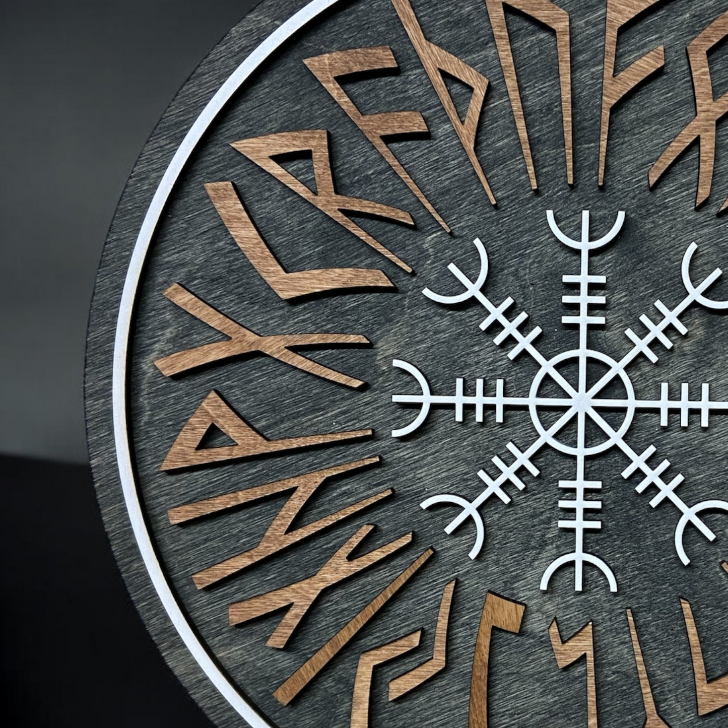 Deko Skylt "Viking Vegvisir" - Typ 1, Vers. 3