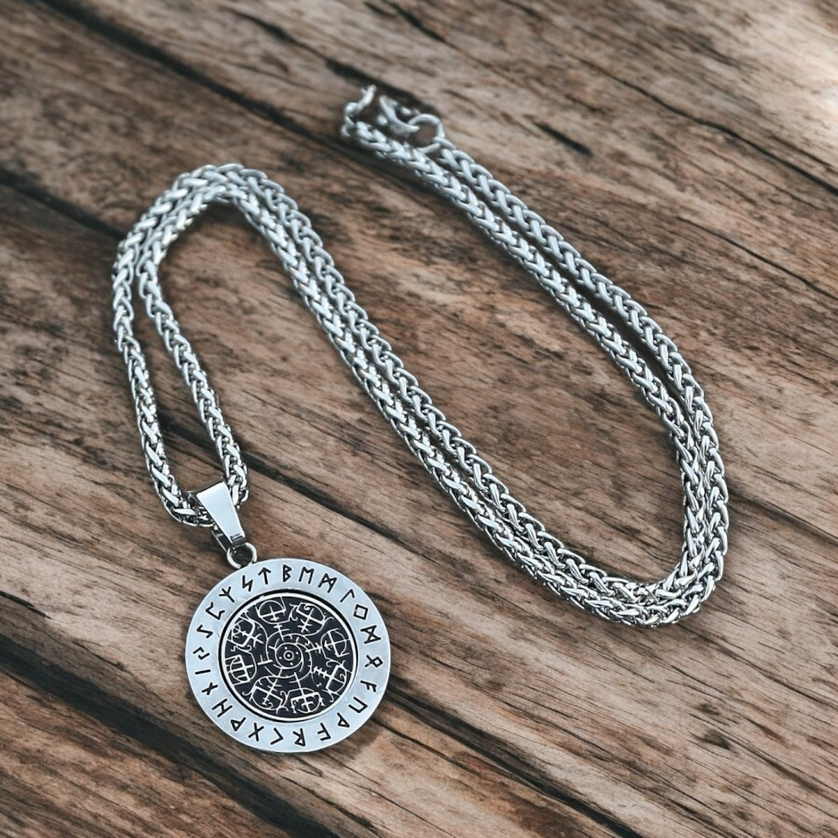 Vegvisir Polished Halsband - Silver